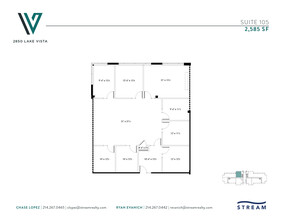 2850 Lake Vista Dr, Lewisville, TX à louer Plan d’étage– Image 1 sur 2