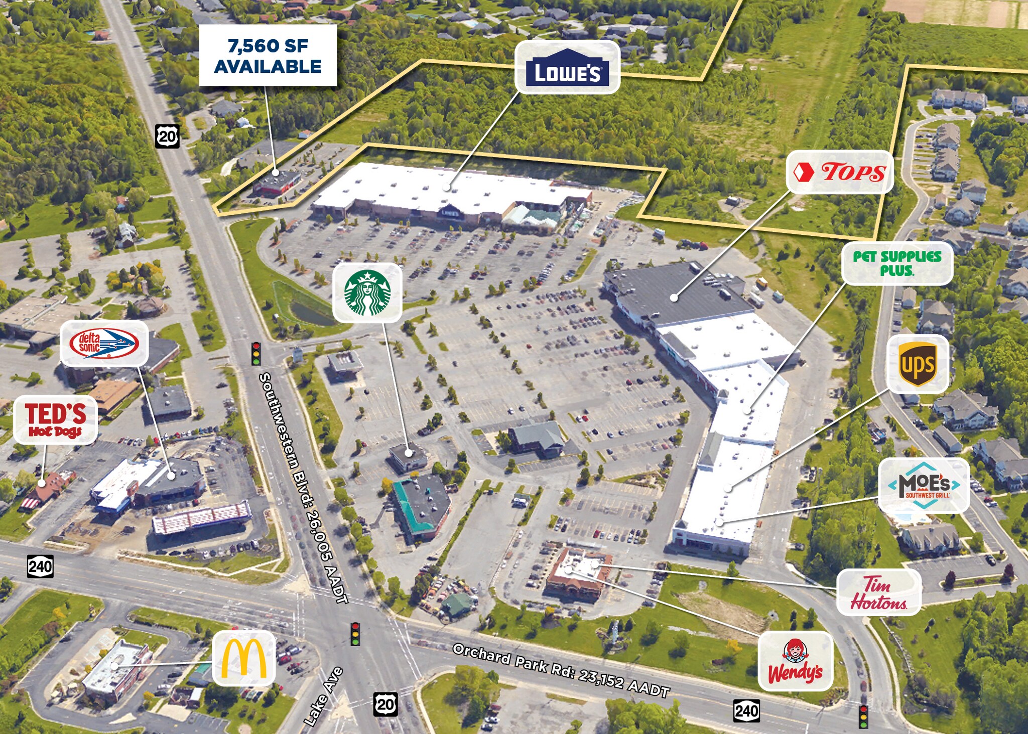 3165 Southwestern Blvd, Orchard Park, NY à louer Aérien– Image 1 sur 2