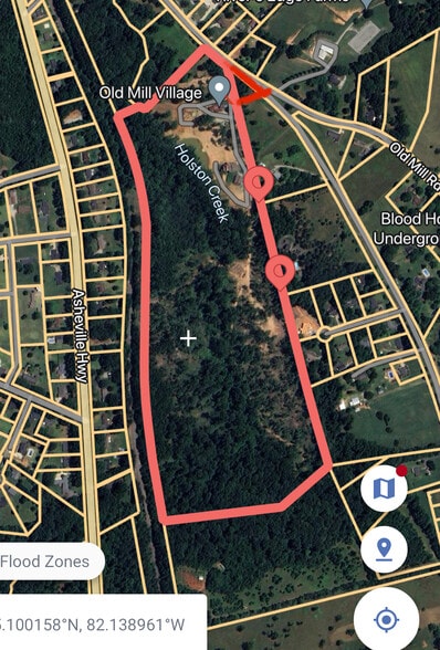 550 Old Mill Rd, Campobello, SC à vendre - Aérien – Image 3 sur 9
