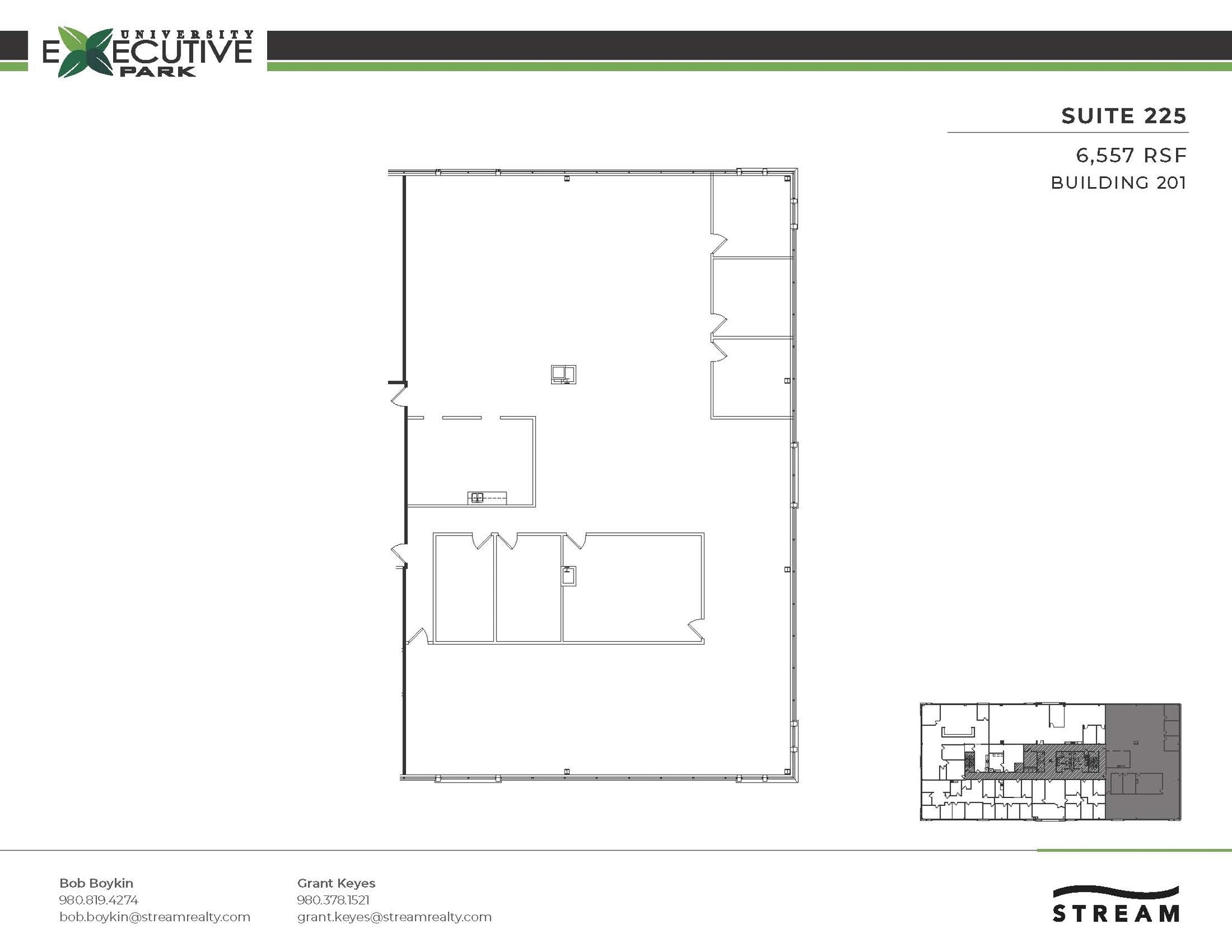 301 McCullough Dr, Charlotte, NC à louer Plan d’étage– Image 1 sur 1