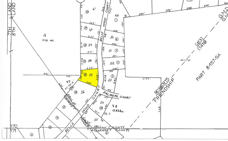 5180 Belle Wood Ct, Buford, GA à louer - Plan cadastral – Image 3 sur 5