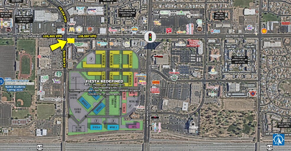 Longmore, Mesa, AZ à louer - Photo de l’immeuble – Image 1 sur 4