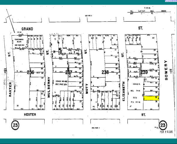 94 Bowery, New York, NY à louer - Plan cadastral – Image 3 sur 7