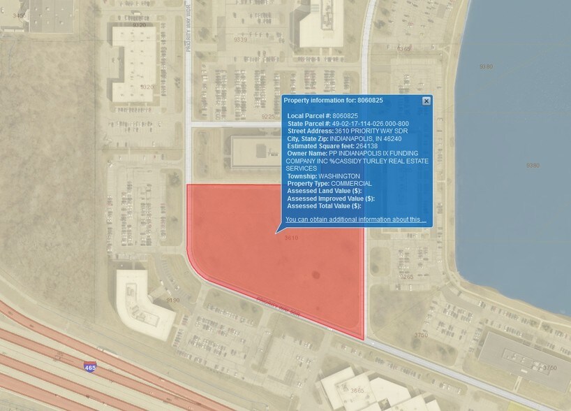 86S, Indianapolis, IN à vendre - Plan cadastral – Image 2 sur 4