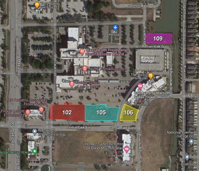 2460-2554 Central Park Avenue & 4460 N River Walk, Flower Mound, TX à vendre - Photo de l’immeuble – Image 2 sur 2