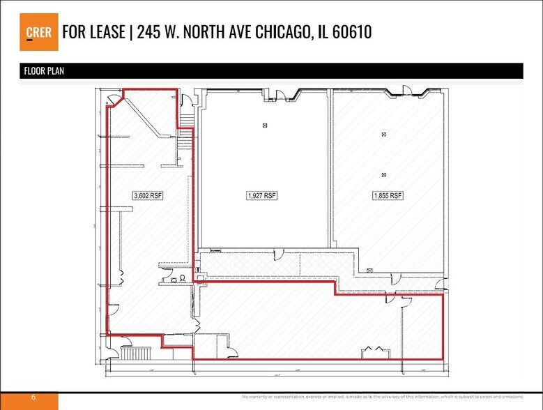 245 W North Ave, Chicago, IL à louer - Plan d’étage – Image 3 sur 3