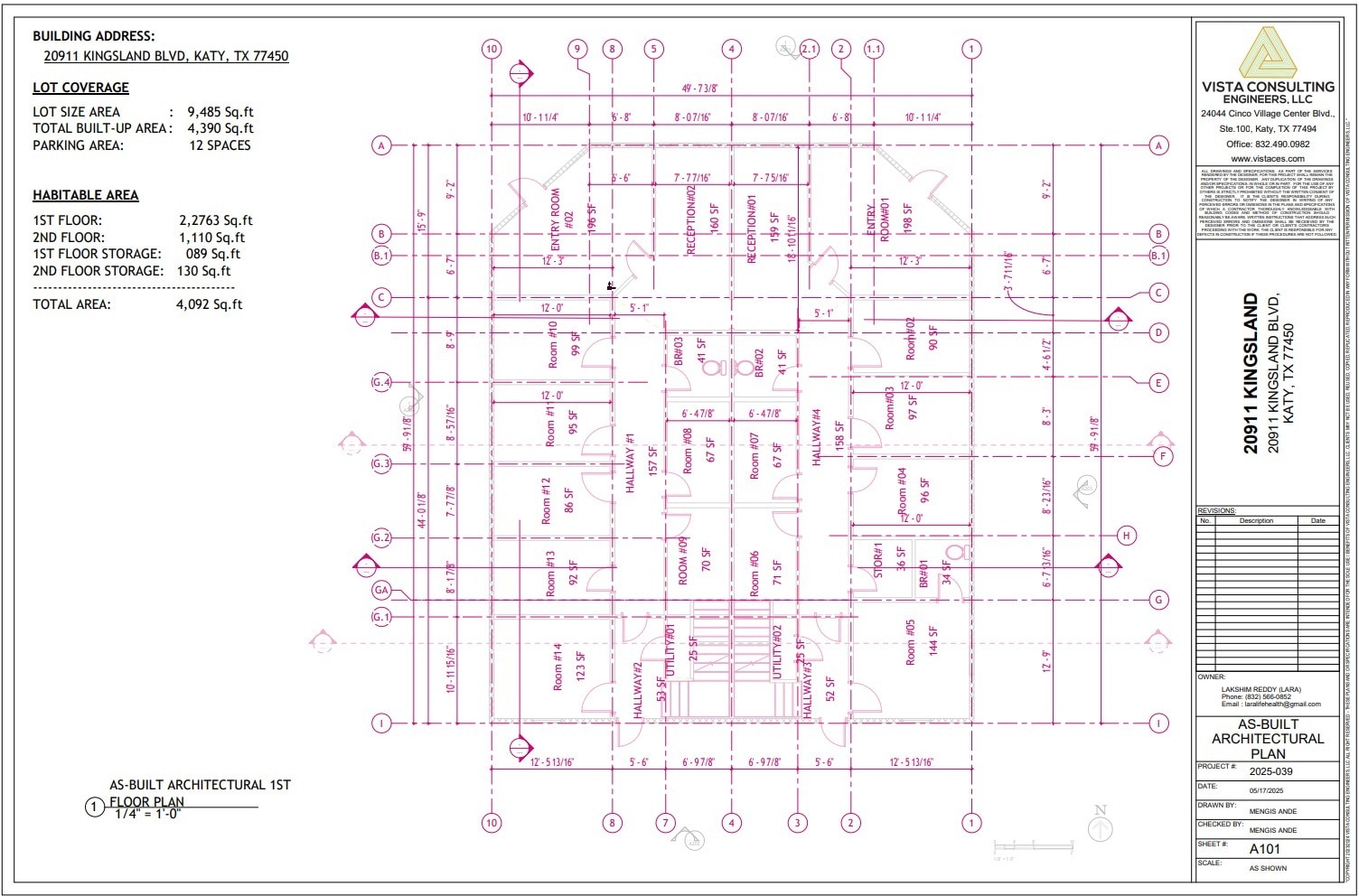 20911 Kingsland Blvd, Katy, TX à louer Plan d’étage– Image 1 sur 1