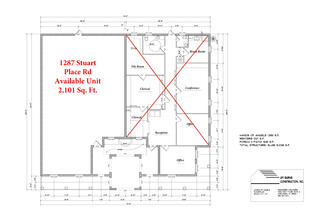 1287 N Stuart Place Rd, Palm Valley, TX à louer Plan d’étage– Image 2 sur 6