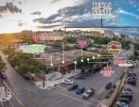 301 N Guadalupe St, San Marcos, TX - Vue aérienne vue de carte
