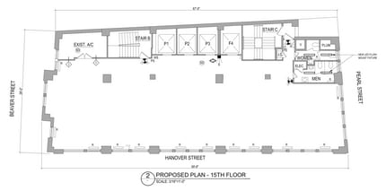 11 Hanover Sq, New York, NY à louer Plan d’étage– Image 1 sur 1