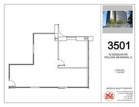 3501 Algonquin Rd, Rolling Meadows, IL à louer Plan de site– Image 1 sur 1