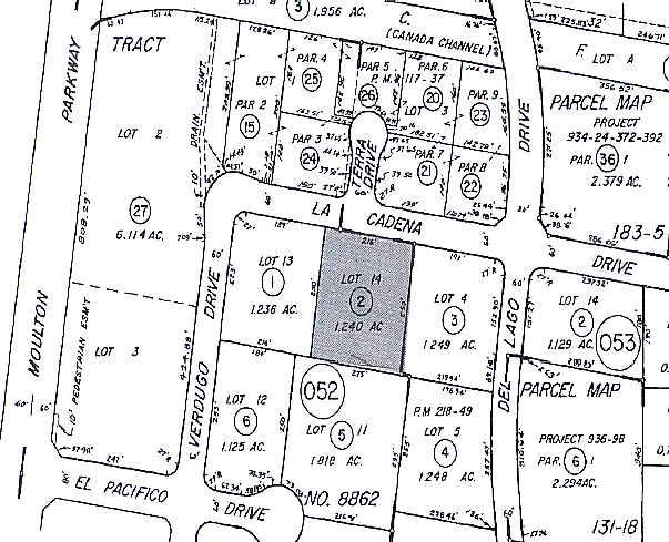 23022 La Cadena Dr, Laguna Hills, CA à louer - Plan cadastral – Image 2 sur 8