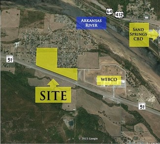 Plus de détails pour 14510 W Highway 51, Sand Springs, OK - Terrain à vendre