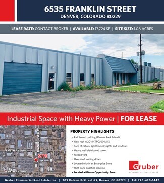 Plus de détails pour 6535 Franklin St, Denver, CO - Industriel/Logistique à louer