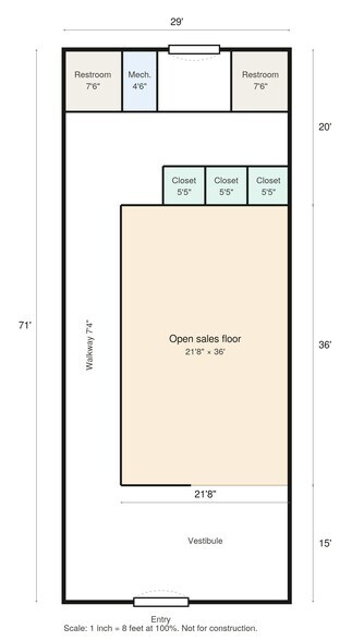1063 Baxter St, Athens, GA à louer - Plan d’étage – Image 2 sur 5