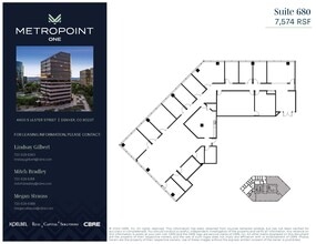 4600 S Ulster St, Denver, CO à louer Plan d’étage– Image 1 sur 1