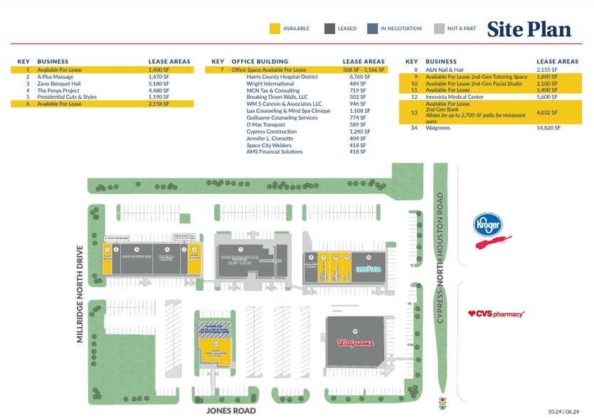 12340 Jones Rd, Houston, TX à louer - Plan de site – Image 3 sur 4
