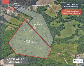 Plus de détails pour 12631-41 Lower Rocky River Church rd, Harrisburg, NC - Terrain à vendre