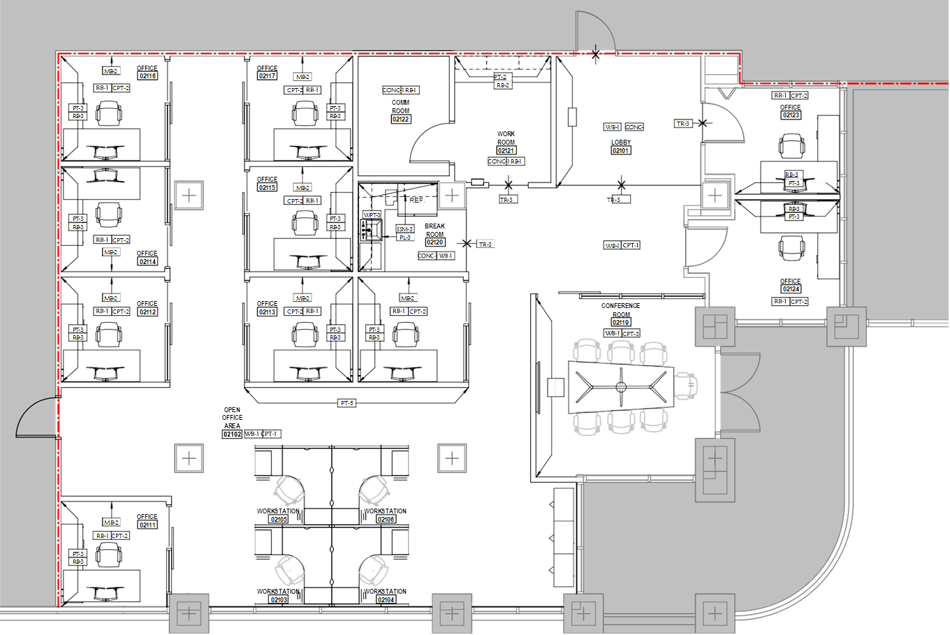 6701 Democracy Blvd, Bethesda, MD à louer Plan d’étage– Image 1 sur 6