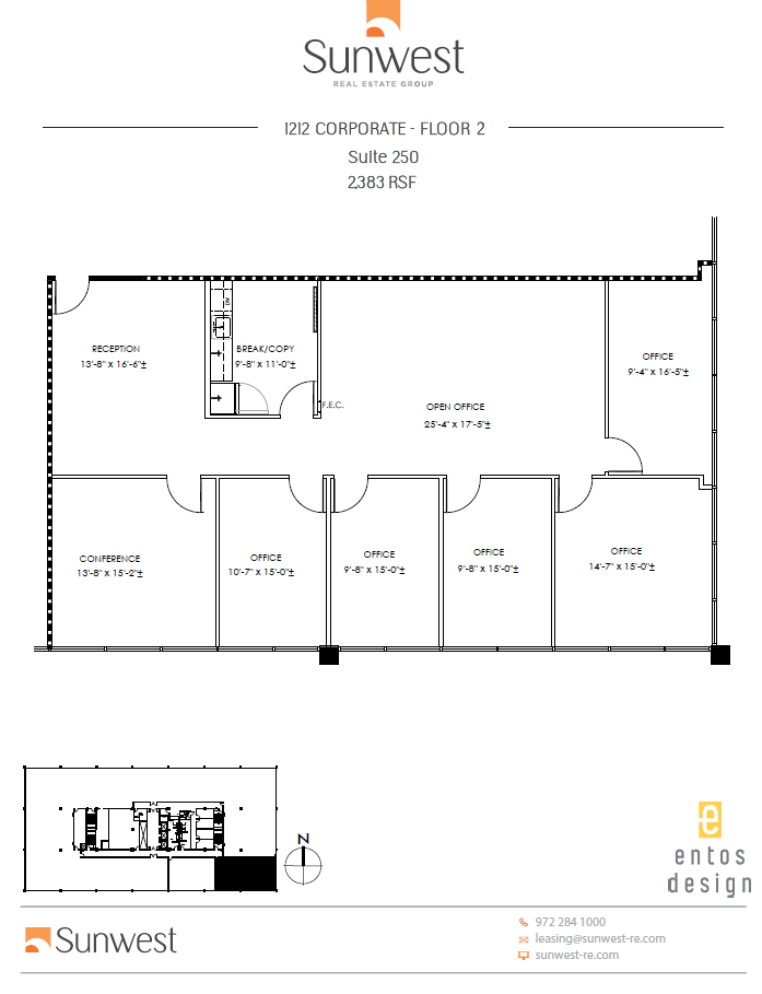 1212 Corporate Dr, Irving, TX à louer Plan d’étage– Image 1 sur 1
