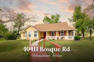 Plus de détails pour 40411 Bosque Rd, Hempstead, TX - Terrain à vendre