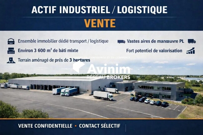 Plus de détails pour Industriel/Logistique à vendre