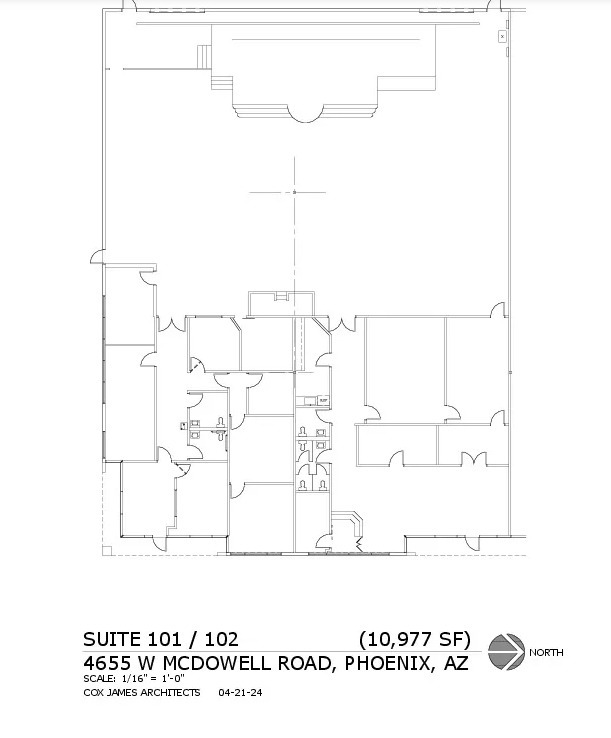 4655 W McDowell Rd, Phoenix, AZ à louer Plan d’étage– Image 1 sur 1