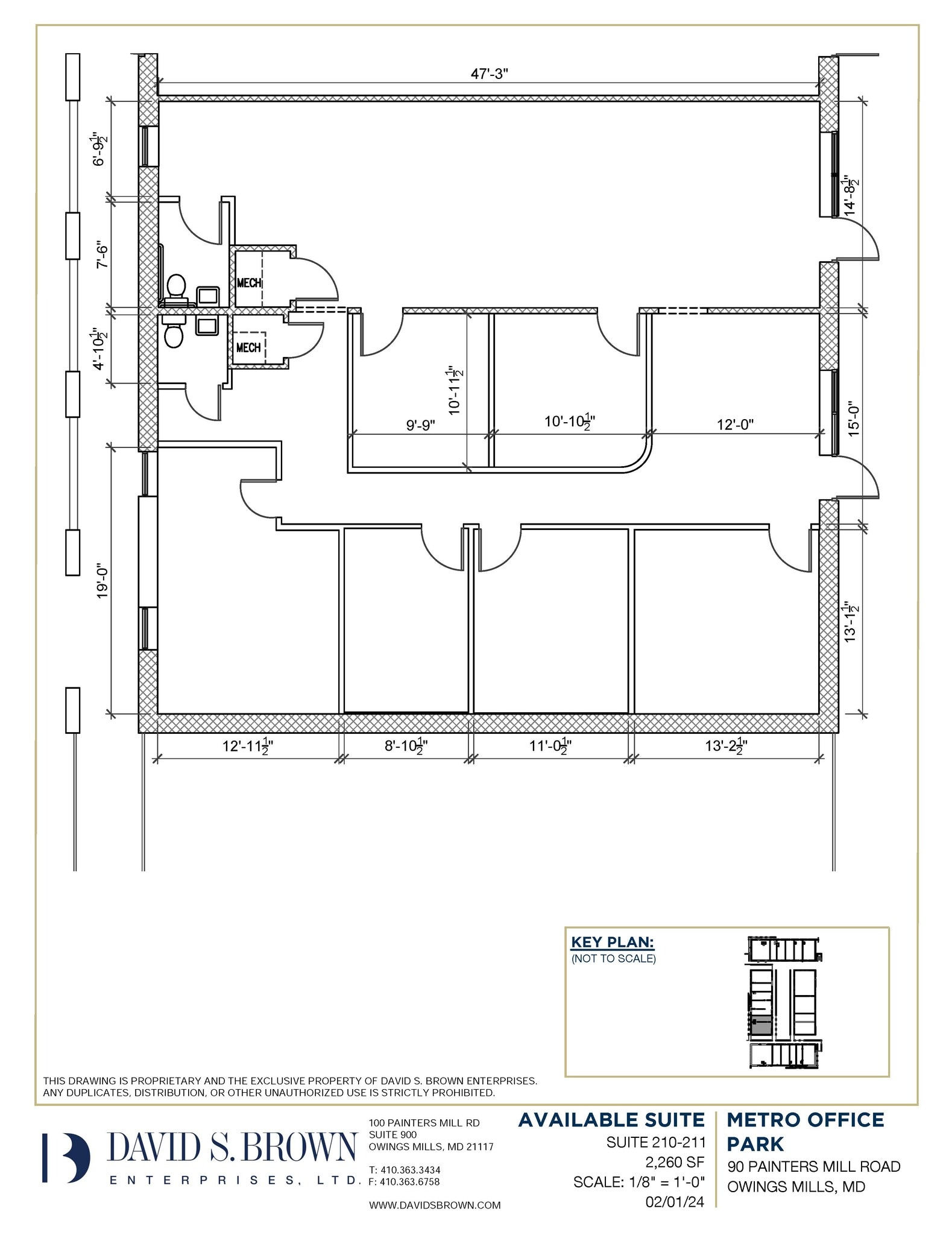 90 Painters Mill Rd, Owings Mills, MD à louer Plan d’étage– Image 1 sur 1