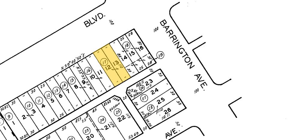 11714-11720 W Pico Blvd, Los Angeles, CA à vendre - Plan cadastral – Image 3 sur 46