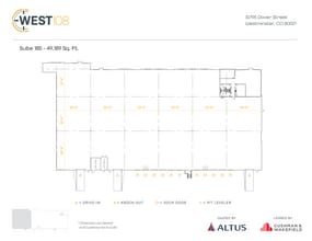 10795 Dover St, Westminster, CO à louer Plan d’étage– Image 1 sur 3