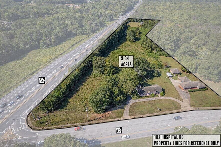 1 Roscoe Rd, Newnan, GA à vendre - Aérien – Image 2 sur 8