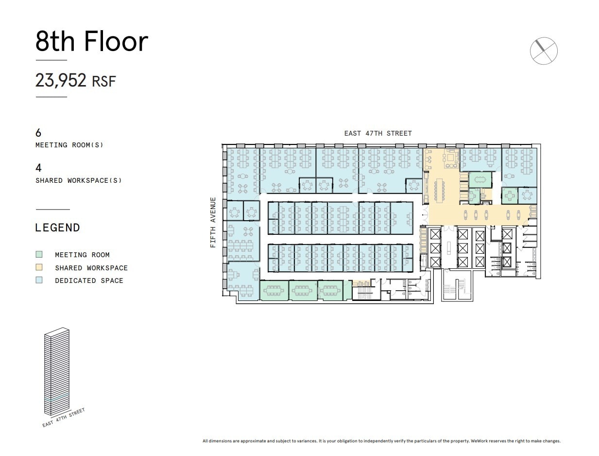 575 Fifth Ave, New York, NY à louer Plan d’étage– Image 1 sur 7