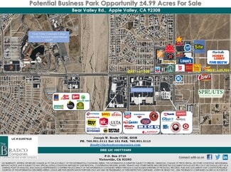 Plus de détails pour Apple Valley Rd, Apple Valley, CA - Terrain à vendre