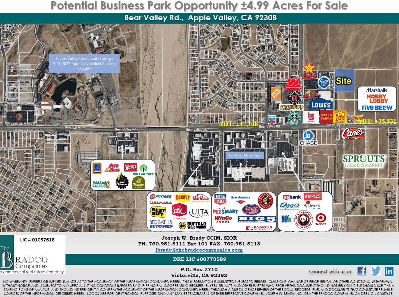 Apple Valley Rd, Apple Valley, CA à vendre Photo de l’immeuble– Image 1 sur 8
