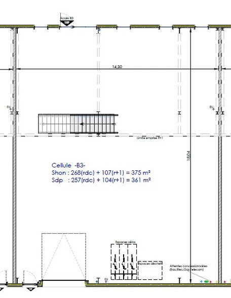 Local d'activités dans Ifs à vendre - Plan d’étage – Image 2 sur 2