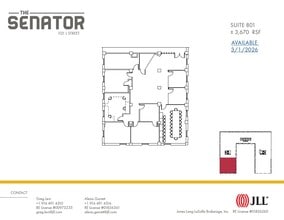 1121 L St, Sacramento, CA à louer Plan d’étage– Image 1 sur 1