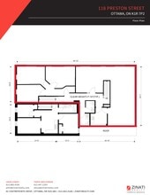 104-118 Preston St, Ottawa, ON à louer Plan d’étage– Image 2 sur 2