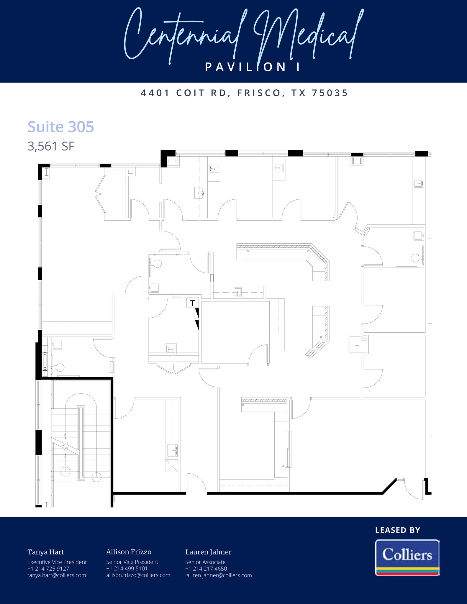 4401 Coit Rd, Frisco, TX à louer Plan d’étage– Image 1 sur 3