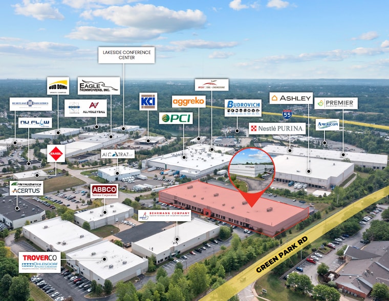 9787 Green Park Industrial Dr, Saint Louis, MO à louer - Aérien – Image 2 sur 23