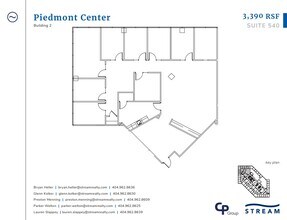 3495 Piedmont Rd NE, Atlanta, GA à louer Plan d’étage– Image 1 sur 1
