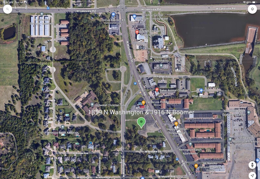 1819 N Washington Street, Stillwater, OK à vendre - Aérien – Image 1 sur 5