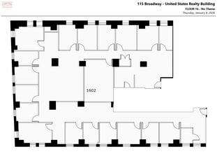 111 Broadway, New York, NY à louer Plan d’étage– Image 1 sur 1