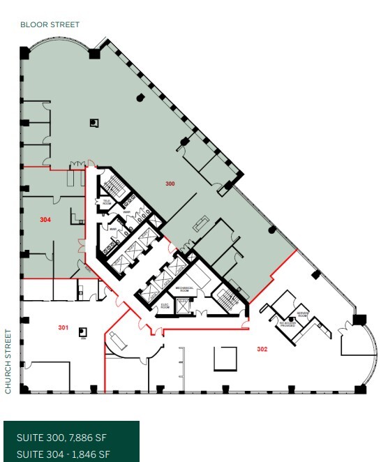 175 Bloor Street East, Toronto, ON à louer Plan d’étage– Image 1 sur 1