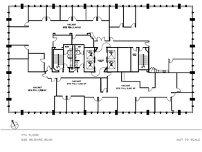 626 Wilshire Blvd, Los Angeles, CA à louer Plan d’étage– Image 1 sur 1