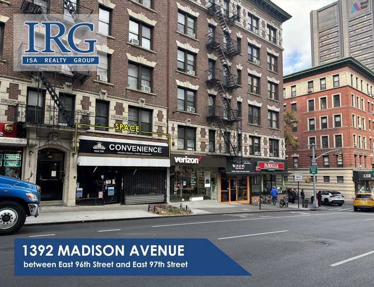 1392 Madison Ave, New York, NY à louer - Photo principale – Image 1 sur 3