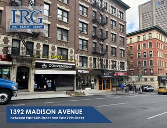 Plus de détails pour 1392 Madison Ave, New York, NY - Local commercial à louer