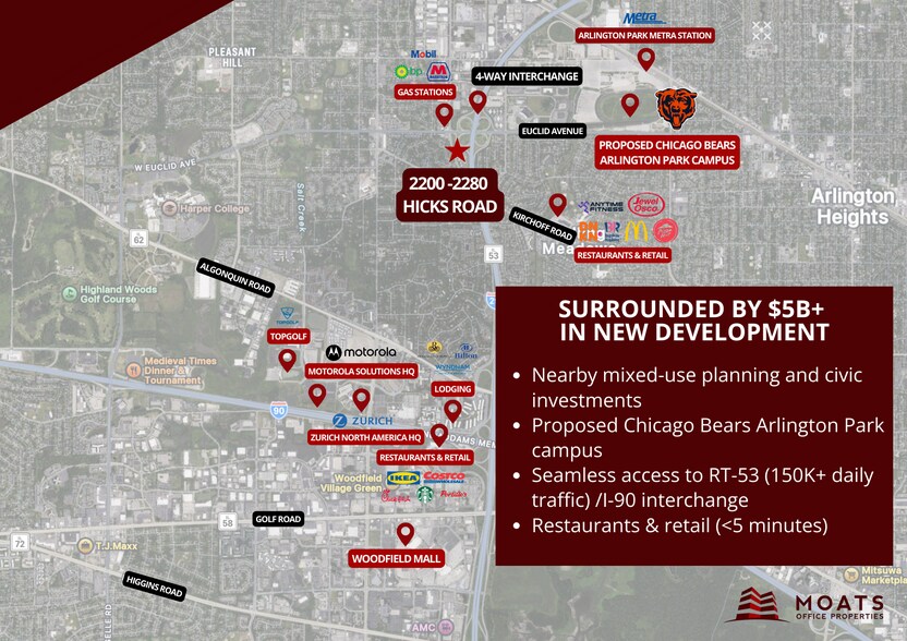 2280 Hicks Rd, Rolling Meadows, IL à louer - Photo de l’immeuble – Image 3 sur 12