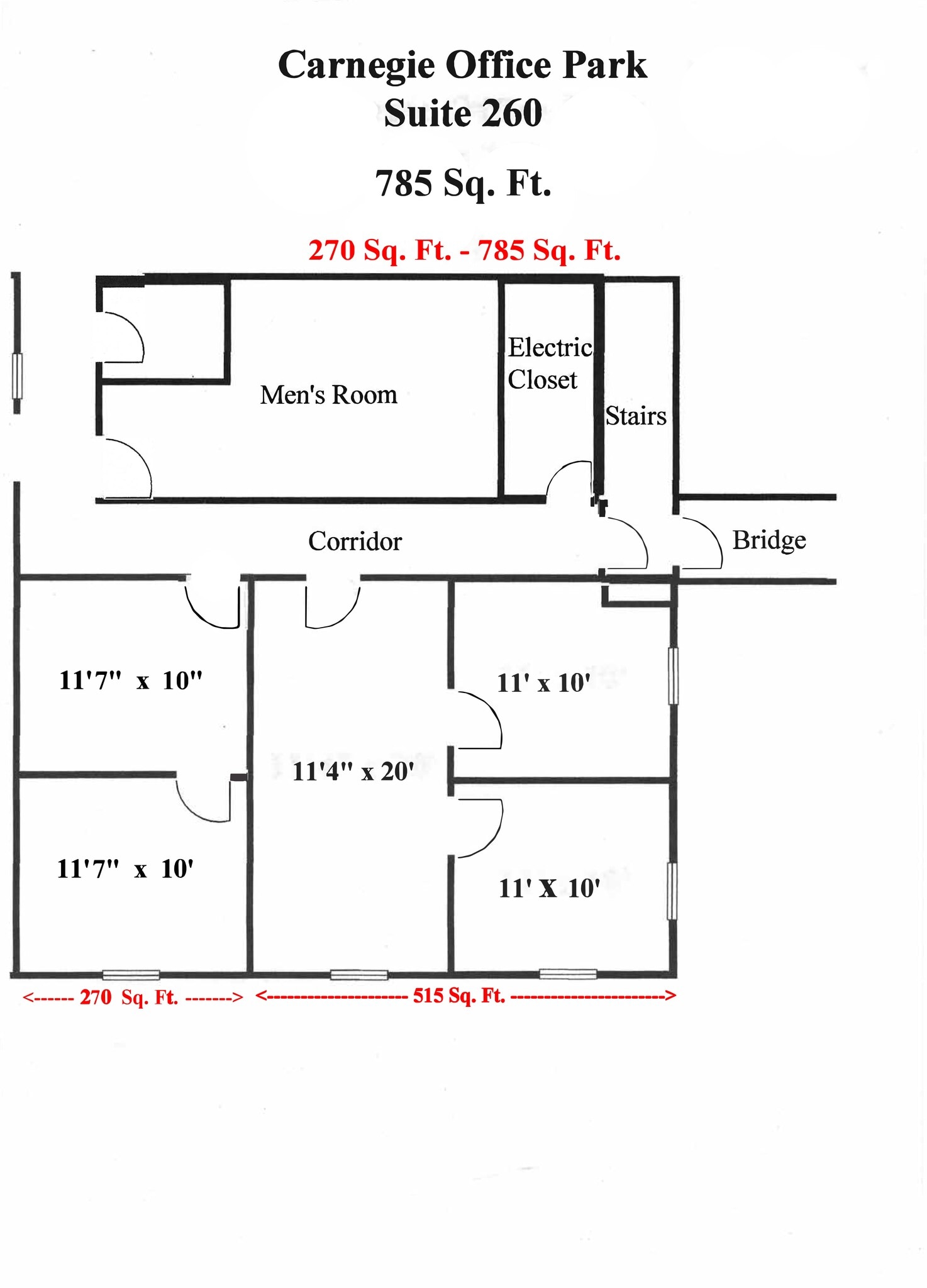 600 N Bell Ave, Carnegie, PA à louer Plan de site– Image 1 sur 1