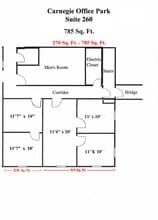 600 N Bell Ave, Carnegie, PA à louer Plan de site– Image 1 sur 1