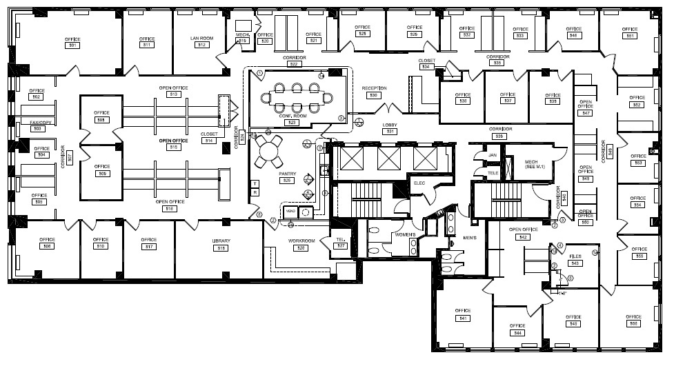 1625 K St NW, Washington, DC à louer Plan d’étage– Image 1 sur 1